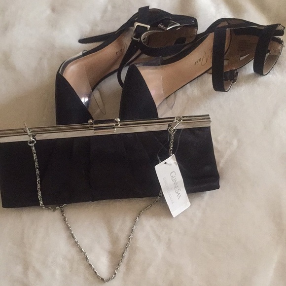 Jessica McClintock Evening bag black NWT - Picture 1 of 9